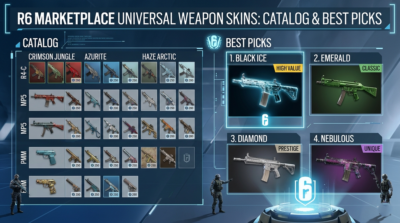 Best universal skins r6 marketplace: Catalog & Best Picks