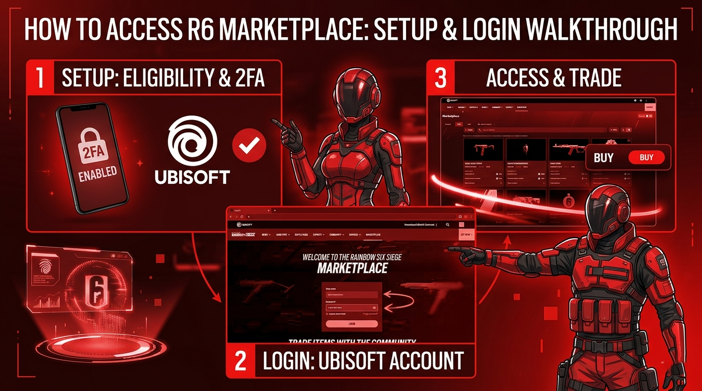 How to Access R6 Marketplace: Setup & Login Walkthrough